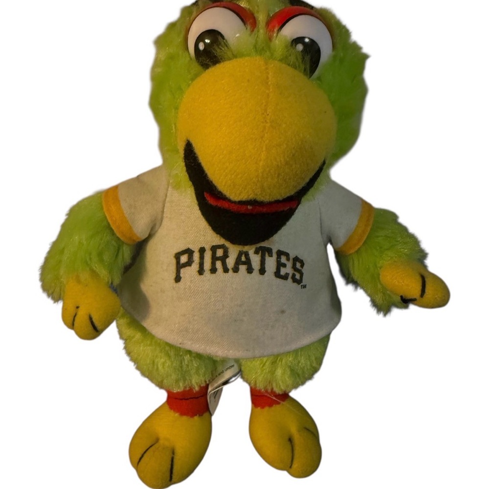 Pittsburgh Pirates Parrot MLB Mascot Factory Plush 8” Official MLB
